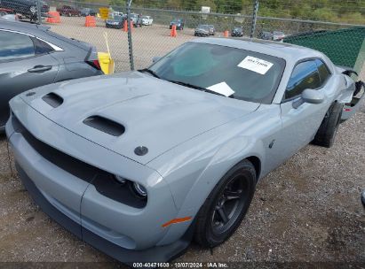 2022 DODGE CHALLENGER SRT SUPER STOCK Gray  Gasoline 2C3CDZL98NH116473 photo #3