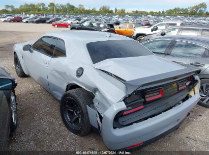 2022 DODGE CHALLENGER SRT SUPER STOCK Gray  Gasoline 2C3CDZL98NH116473 photo #4