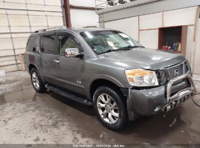 2009 NISSAN ARMADA SE Gray  Gasoline 5N1AA08C79N602292 photo #1