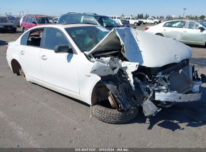 2010 BMW 528I White  Gasoline WBANU5C54AC129080 photo #1