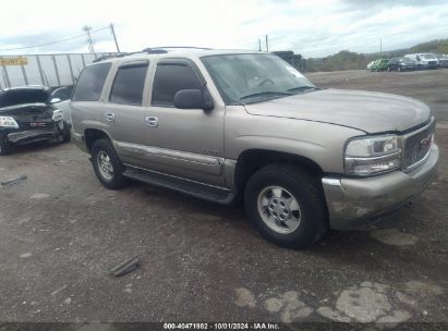 2002 GMC YUKON SLT Gold  Flexible Fuel 1GKEK13Z02R189218 photo #1