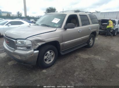 2002 GMC YUKON SLT Gold  Flexible Fuel 1GKEK13Z02R189218 photo #3