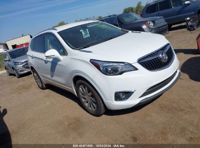 2020 BUICK ENVISION FWD ESSENCE White  Gasoline LRBFXCSAXLD032821 photo #1