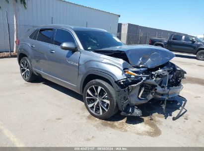 2024 VOLKSWAGEN ATLAS CROSS SPORT 2.0T SEL PREMIUM R-LINE Gray  Gasoline 1V2FE2CA5RC226363 photo #1