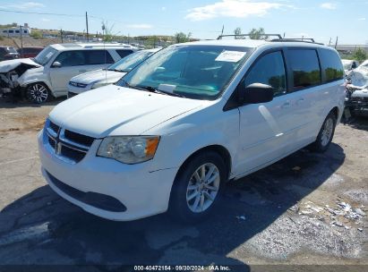 2014 DODGE GRAND CARAVAN SXT White sports v flexible fuel 2C4RDGCGXER478632 photo #3