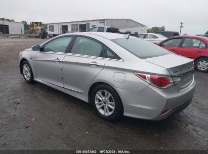 2011 HYUNDAI SONATA HYBRID Silver  Hybrid KMHEC4A41BA005996 photo #4