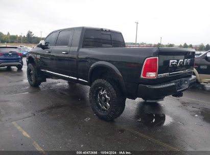 2016 RAM 3500 LONGHORN LIMITED Black  Diesel 3C63R3NL4GG226210 photo #4