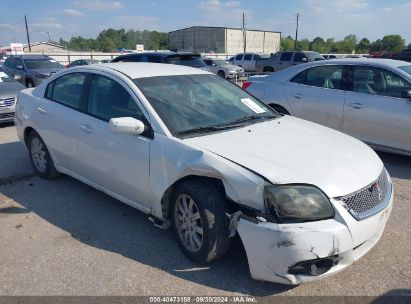 2012 MITSUBISHI GALANT FE White  Gasoline 4A32B2FF8CE008538 photo #1