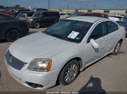 2012 MITSUBISHI GALANT FE White  Gasoline 4A32B2FF8CE008538 photo #3