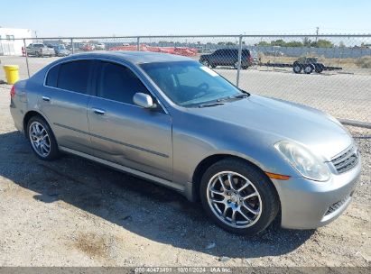 2006 INFINITI G35 Silver  Gasoline JNKCV51E36M519596 photo #1