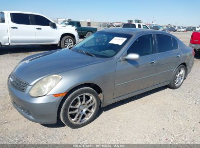 2006 INFINITI G35 Silver  Gasoline JNKCV51E36M519596 photo #3