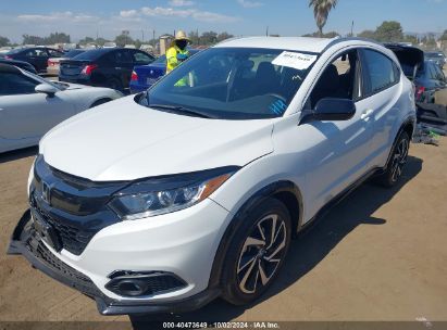 2020 HONDA HR-V 2WD SPORT White  Gasoline 3CZRU5H10LM712977 photo #3