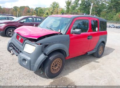 2006 HONDA ELEMENT LX Red  Gasoline 5J6YH17346L007889 photo #3