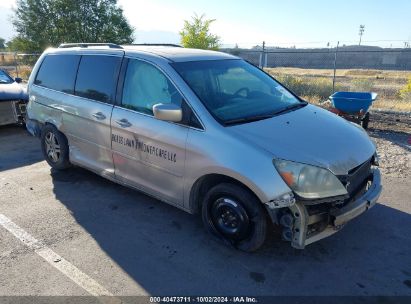 2007 HONDA ODYSSEY EX-L Silver  Gasoline 5FNRL38757B075015 photo #1