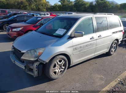 2007 HONDA ODYSSEY EX-L Silver  Gasoline 5FNRL38757B075015 photo #3