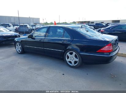 2004 MERCEDES-BENZ S 500 Black  Gasoline WDBNG75J14A431330 photo #4