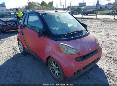 2009 SMART FORTWO BRABUS/PASSION Red  Gasoline WMEEK31X79K237858 photo #1