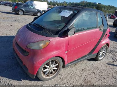 2009 SMART FORTWO BRABUS/PASSION Red  Gasoline WMEEK31X79K237858 photo #3