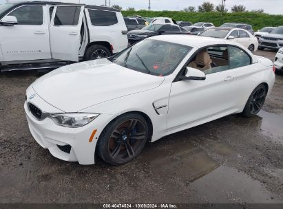 2016 BMW M4 White  Gasoline WBS3U9C5XGP970221 photo #3