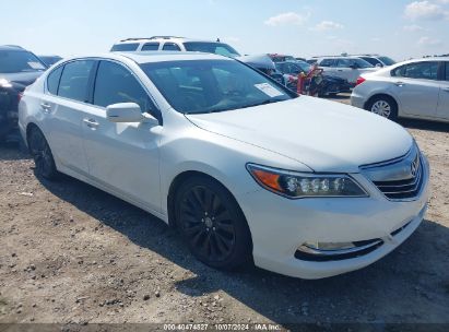 2016 ACURA RLX TECHNOLOGY PACKAGE White  Gasoline JH4KC1F54GC001054 photo #1