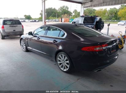 2011 JAGUAR XF PREMIUM Burgundy sedan 4d gas SAJWA0GB4BLR88692 photo #4