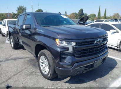 2024 CHEVROLET SILVERADO 1500 2WD  SHORT BED RST Gray  Gasoline 2GCPADED2R1147436 photo #1