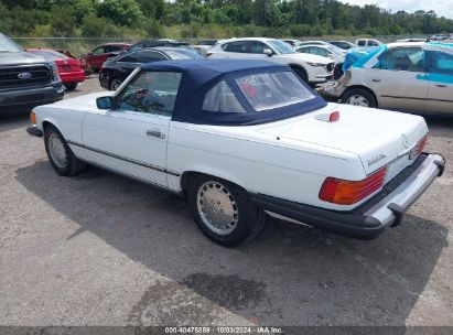 1987 MERCEDES-BENZ 560 SL White  Gasoline WDBBA48D1HA069613 photo #4