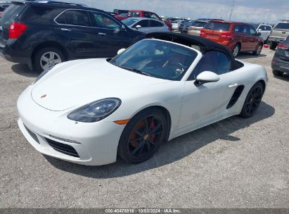 2017 PORSCHE 718 BOXSTER S White  Gasoline 2C4RDGBG3FR607071 photo #3