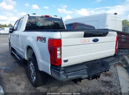 2022 FORD F-250 LARIAT White  Diesel 1FT8W2BT8NEC83472 photo #4