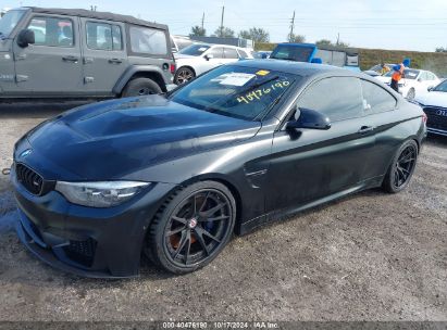 2018 BMW M4 Black  Gasoline WBS4Y9C5XJAC86209 photo #3