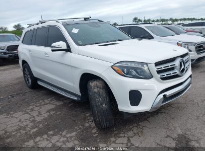 2019 MERCEDES-BENZ GLS 450 4MATIC White  Gasoline 4JGDF6EEXKB233779 photo #1