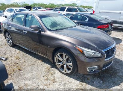 2017 INFINITI Q70L 3.7X Brown  Gasoline JN1BY1PR9HM210552 photo #1