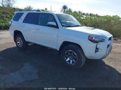 2024 TOYOTA 4RUNNER TRD OFF ROAD PREMIUM White  Gasoline JTERU5JR1R6258037 photo #1