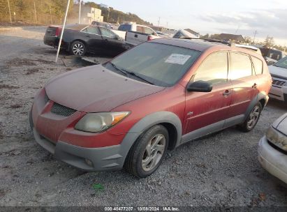 2003 PONTIAC VIBE Maroon  Gasoline 5Y2SL628X3Z401707 photo #3