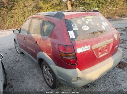 2003 PONTIAC VIBE Maroon  Gasoline 5Y2SL628X3Z401707 photo #4