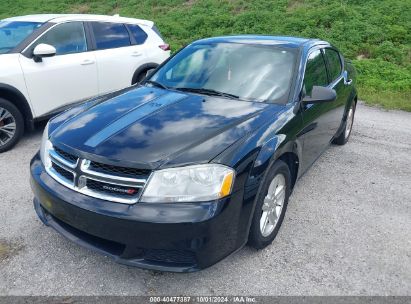 2013 DODGE AVENGER SE V6 Black  Flexible Fuel 5YJXCBE42JF081230 photo #3