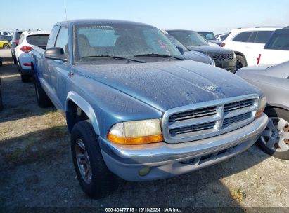 2003 DODGE DAKOTA SLT Light Blue  Gasoline 1D7HG42N73S369306 photo #1