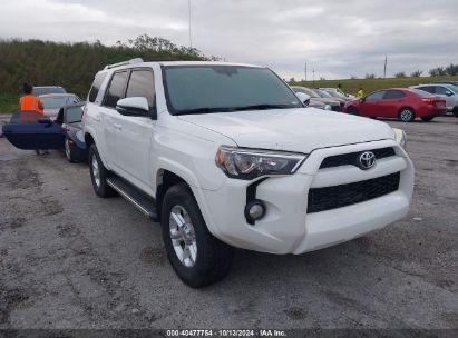 2016 TOYOTA 4RUNNER SR5 PREMIUM White  Gasoline JTEBU5JR4G5397132 photo #1