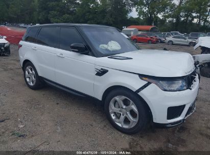 2019 LAND ROVER RANGE ROVER SPORT HSE White  Gasoline SALWR2RV2KA420360 photo #1