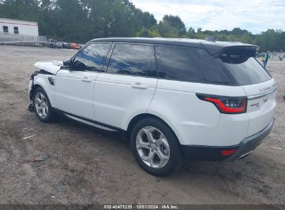 2019 LAND ROVER RANGE ROVER SPORT HSE White  Gasoline SALWR2RV2KA420360 photo #4