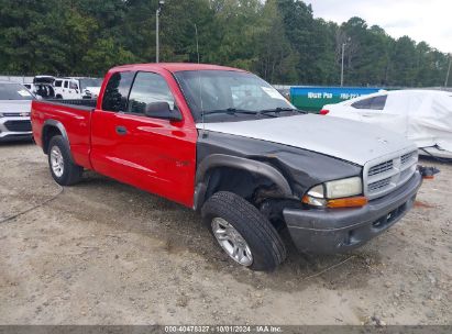 2002 DODGE DAKOTA Red  Gasoline 1B7GL12X92S578109 photo #1