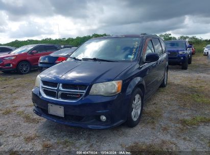 2013 DODGE GRAND CARAVAN CREW Blue  Flexible Fuel 2C4RDGEG7CR149042 photo #3