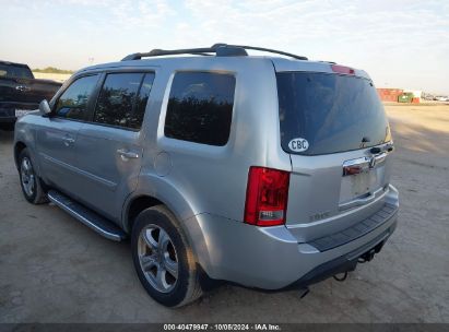 2013 HONDA PILOT EX-L Silver  Gasoline 5FNYF3H53DB024187 photo #4