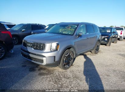 2023 KIA TELLURIDE EX Gray  Gasoline 5XYP34GC9PG329958 photo #3