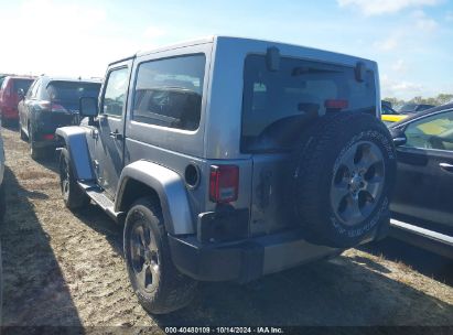 2018 JEEP WRANGLER JK SAHARA 4X4 Gray  Flexible Fuel 1C4GJWBG4JL925504 photo #4