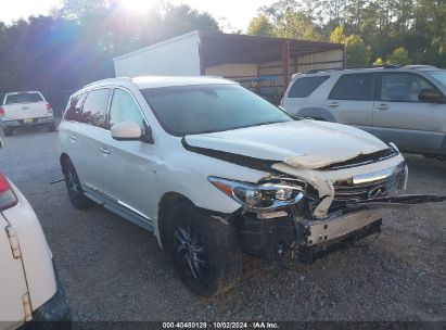 2015 INFINITI QX60 White  Gasoline 5N1AL0MNXFC504043 photo #1