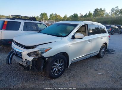 2015 INFINITI QX60 White  Gasoline 5N1AL0MNXFC504043 photo #3