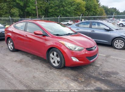 2013 HYUNDAI ELANTRA GLS Red  Gasoline KMHDH4AE6DU710705 photo #1