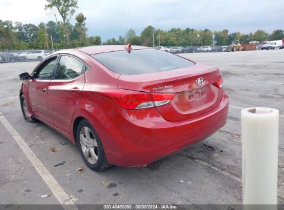 2013 HYUNDAI ELANTRA GLS Red  Gasoline KMHDH4AE6DU710705 photo #4