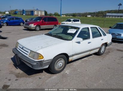 1986 FORD TEMPO GL White  Gasoline 1FABP22X5GK242183 photo #3